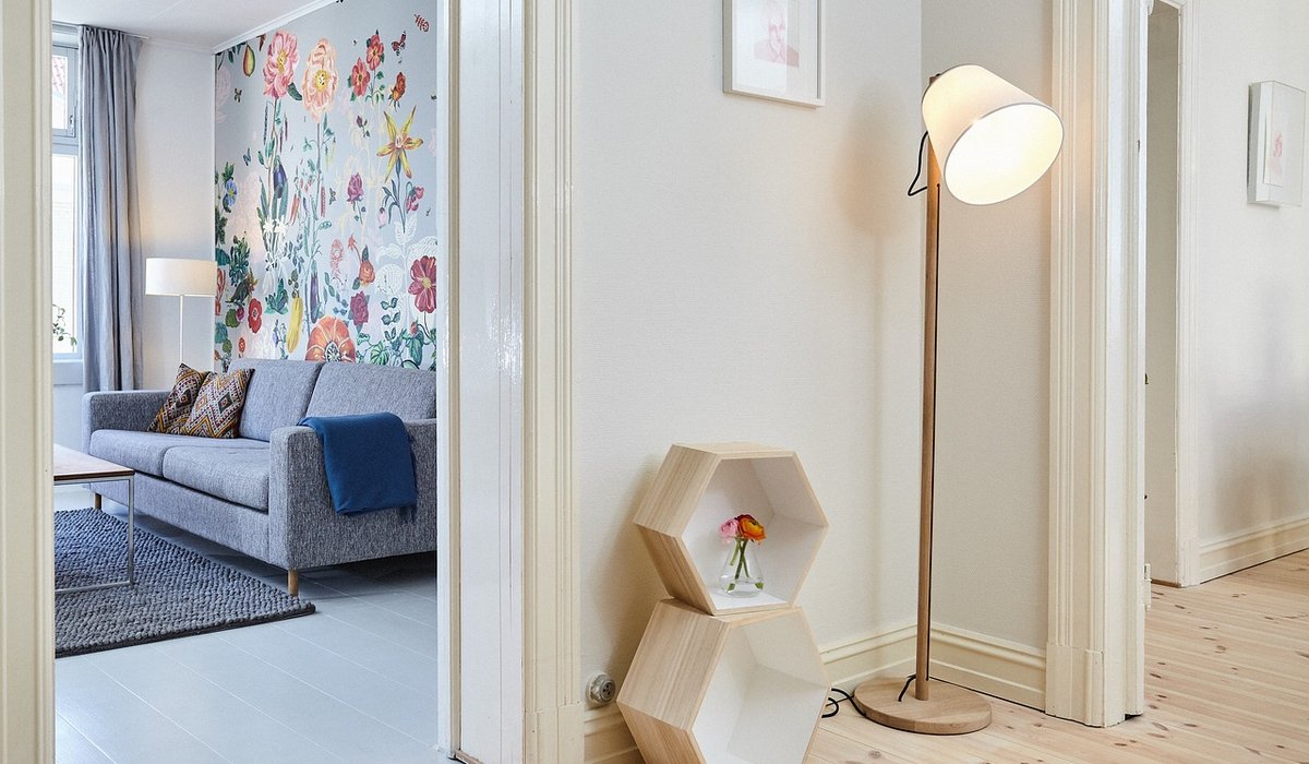 Styling a Small Living Room with Iridescent Accents